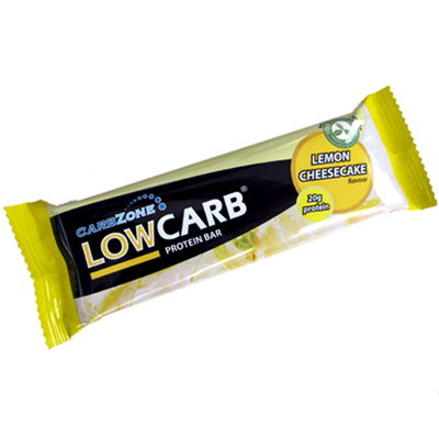 CarbZone Lowcarb proteinbar Lemon Cheesecake 1 Riegel