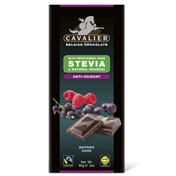 Cavalier Tafelschokolade Berries Bitter 85 Gr