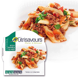 Nutrisaveurs control, Penne Bolognese Mahlzeit (270 Gr)