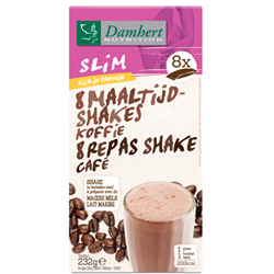 Damhert Slim Mahlzeit-Shake Kaffee (Box 8 Shakes)