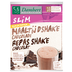 Damhert Slim Mahlzeit-Shake Schokolade Milch (Box 18 Shakes)