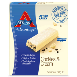 Atkins Advantage Cookies & Cream (Box 5 Riegel à 30 gram)