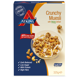 Atkins Day Break Crunchy Müsli, 6 Stück Vorteilsverpackung