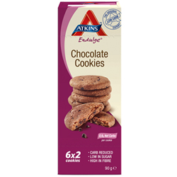 Atkins Endulge Chocolate Chip Cookies, 6 x 2 cookies