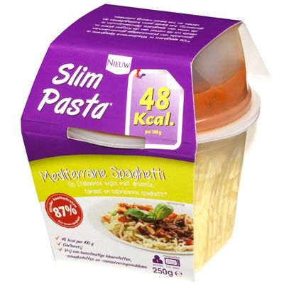 Slim Pasta Spaghetti Mediterran (Ready to eat Meal)